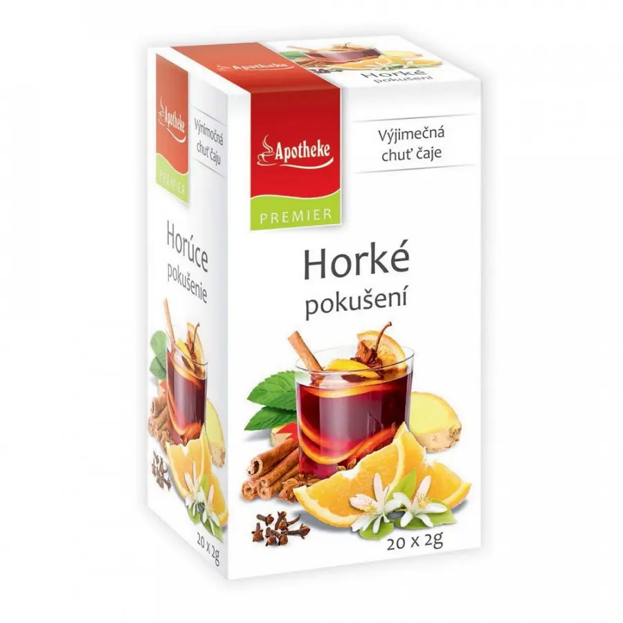 Apotheke Ovocný čaj Horké pokušení 20 x 2 g