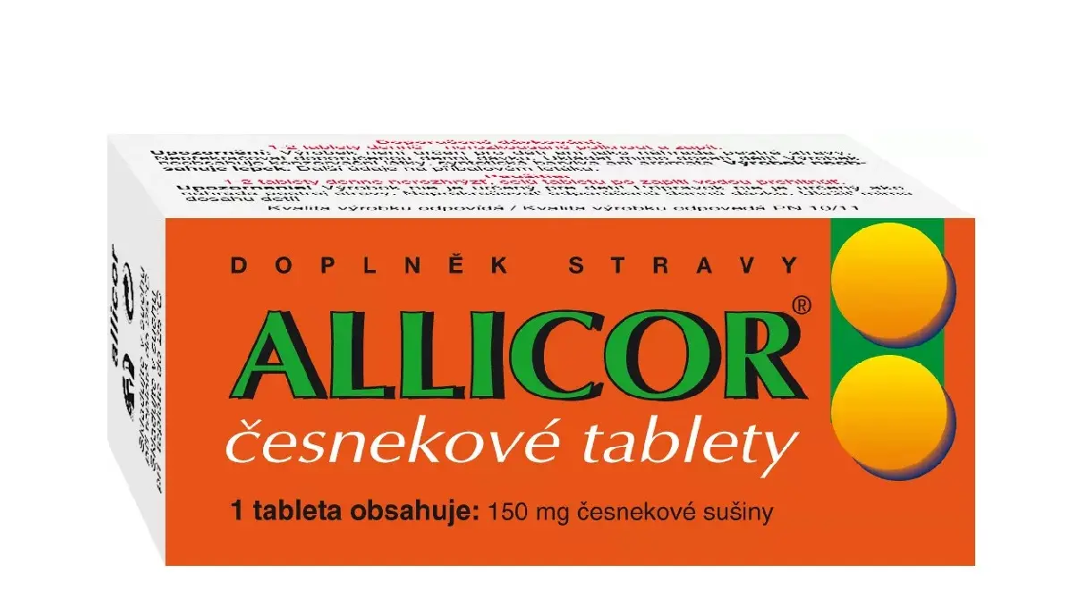 Naturvita Allicor česnek 60 tablet