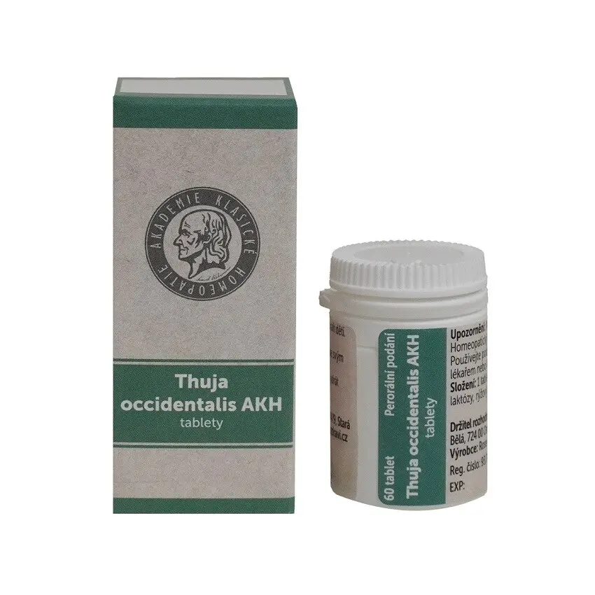 THUJA OCCIDENTALIS AKH POR 1,5MG TBL NOB 60 I