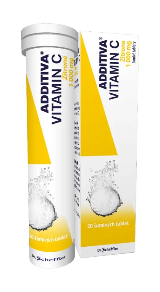 Additiva vitamin C Zitrone por.tbl.eff. 20 x 1 g