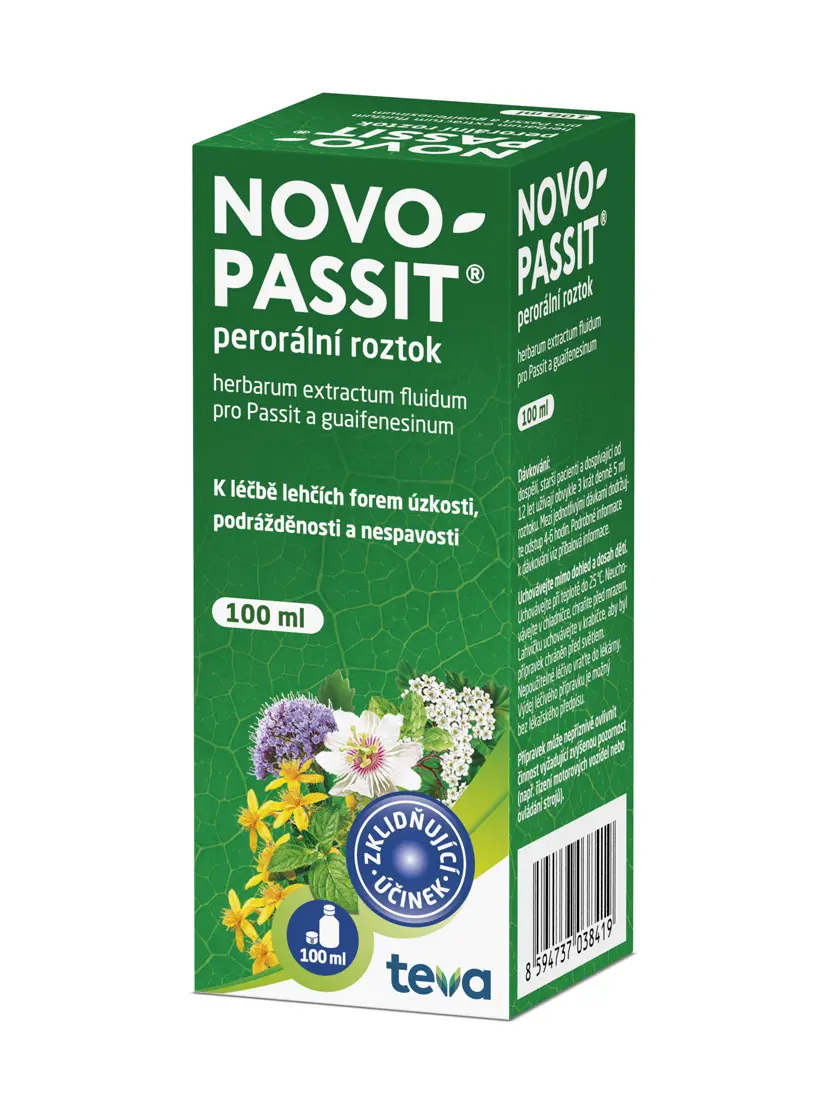 Novo-Passit por.sol.100 ml x 40 mg/77,5 mg/ml