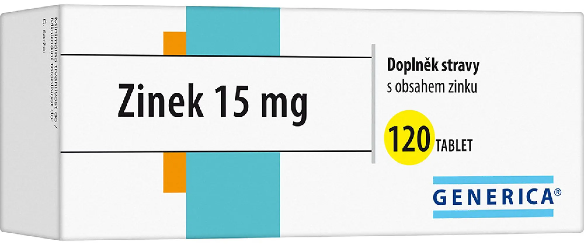 Generica Zinek 15 mg 120 tablet