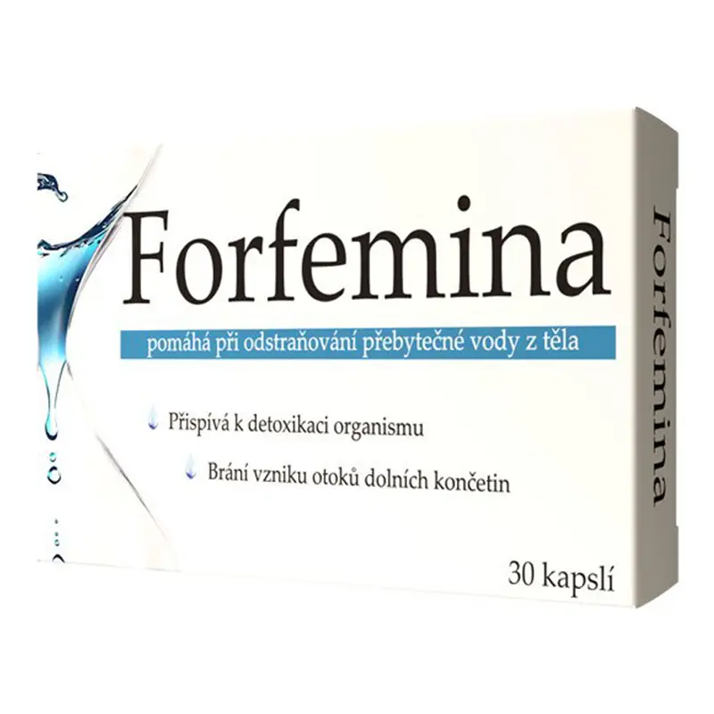 Naturprodukt Forfemina přípravek na odvodnění těla 30 kapslí