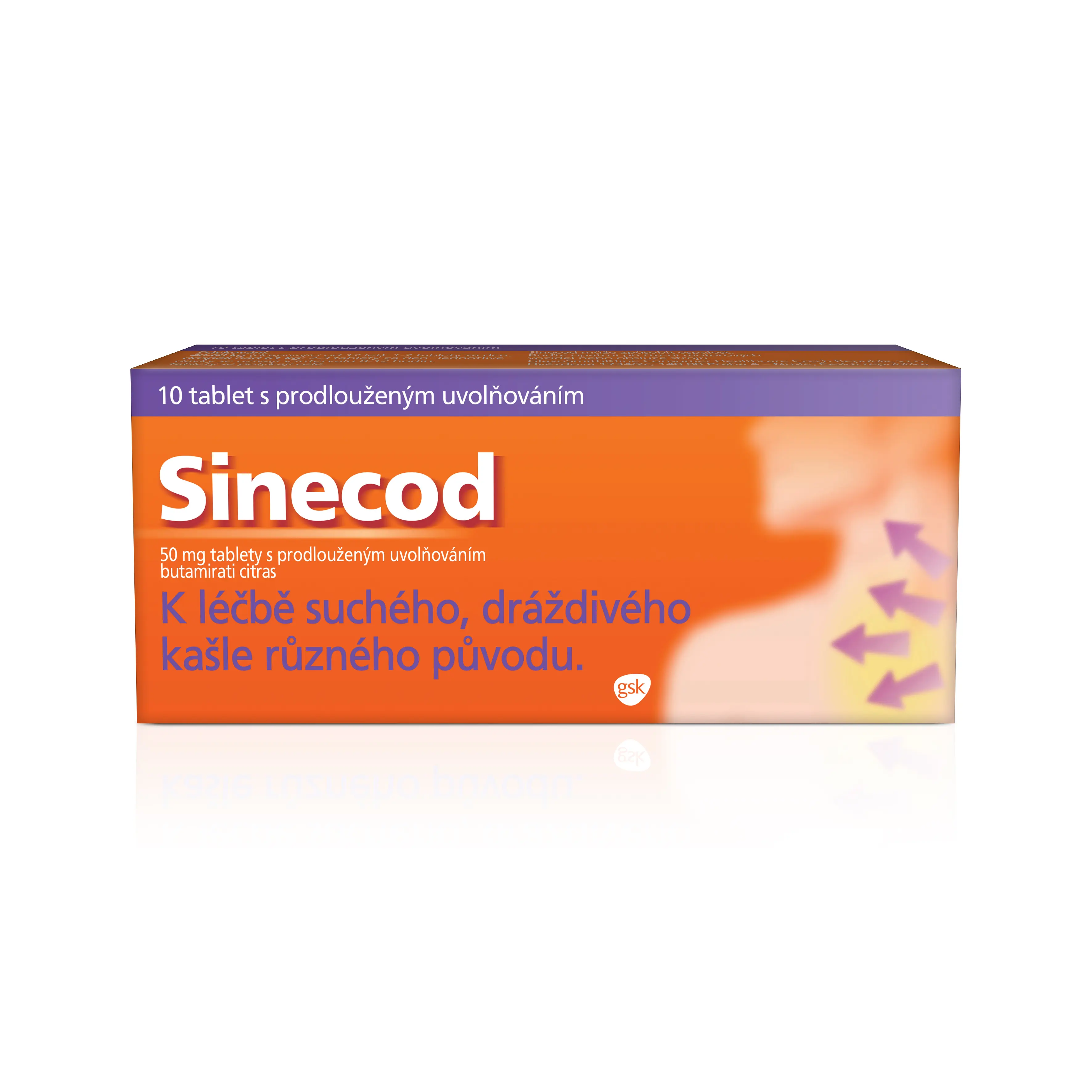Sinecod 50 mg por.tbl.pro.10