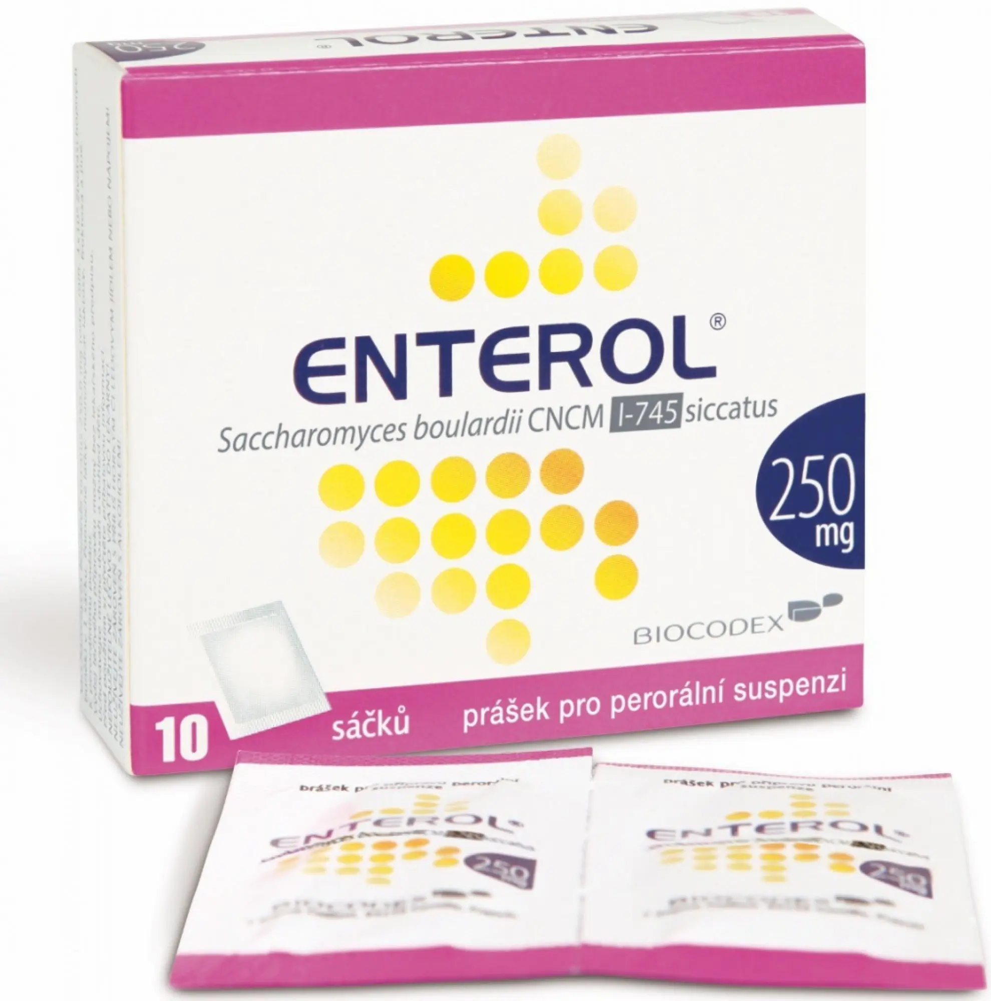 Enterol 250mg perorální prášek pro přípravu suspenze 10 sáčků