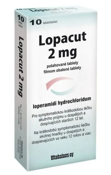 Lopacut 2 mg por.tbl.flm. 10 x 2 mg