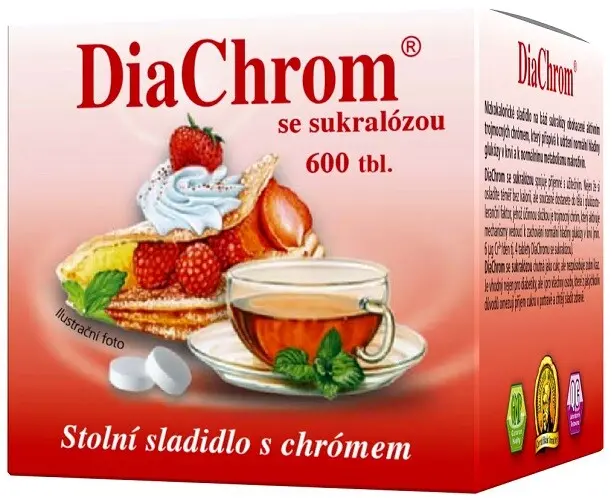 DiaChrom se sukralózou 600 tablet
