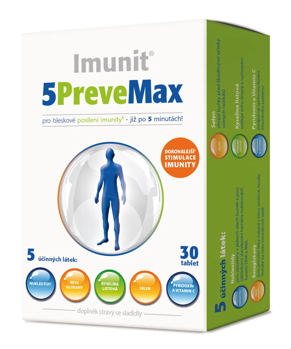 Imunit 5Prevemax nukleotidy beta glukan 30 tablet