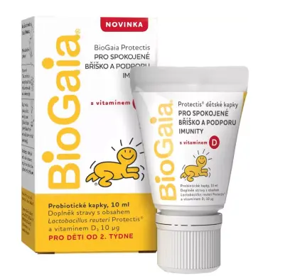 BioGaia® Protectis probiotické kapky s vitaminem D 10 ml