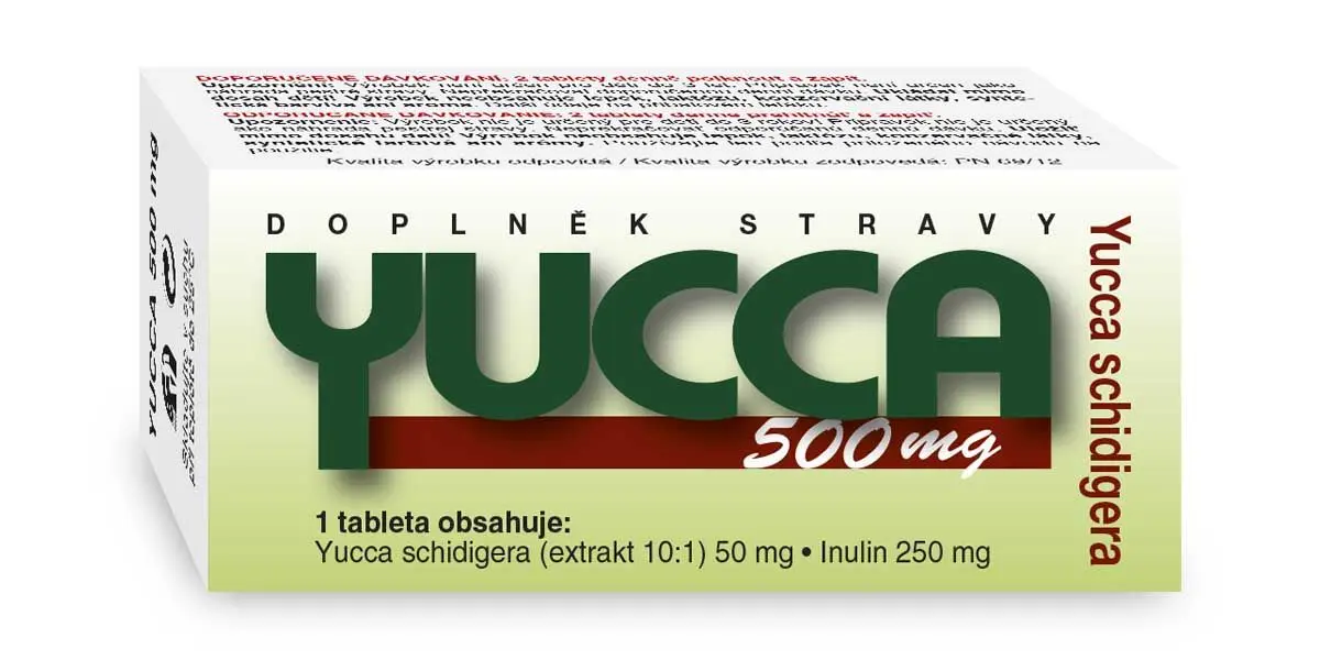 Yucca 500 mg 60 tablety