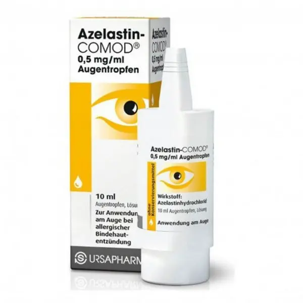 Azelastin Comod 0,5 mg/ml oční kapky roztok oph.gtt.sol. 1 x 10 ml/5 mg