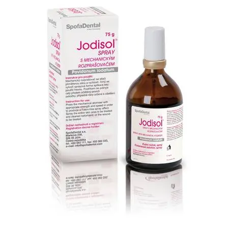 Jodisol spray s mechanickým rozprašovačem drm.spr.sol. 1 x 75 g