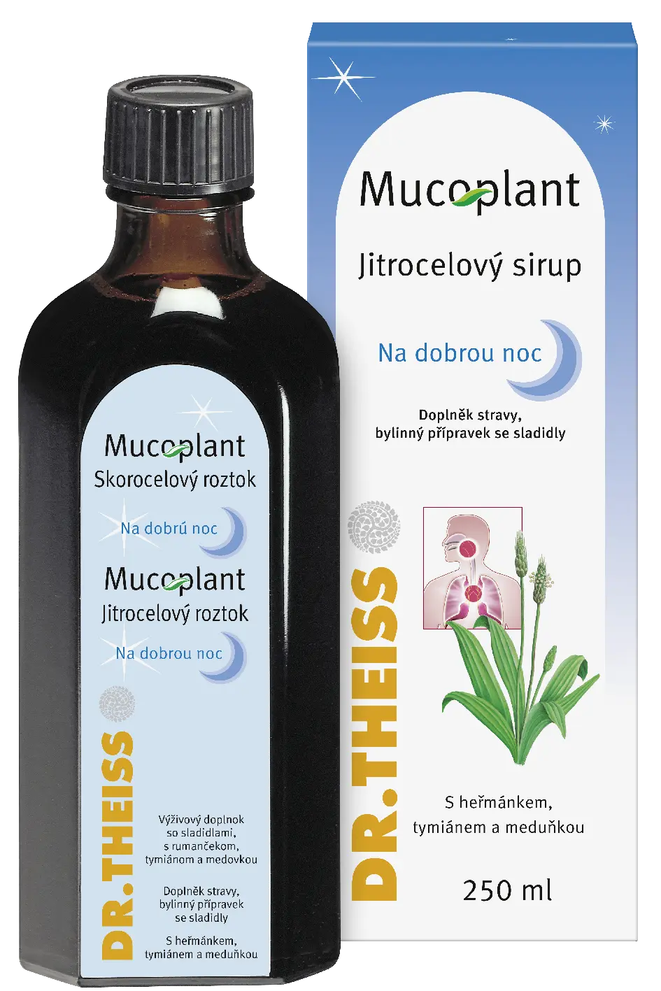 Mucoplant Jitrocelový sirup Na dobrou noc 320 g