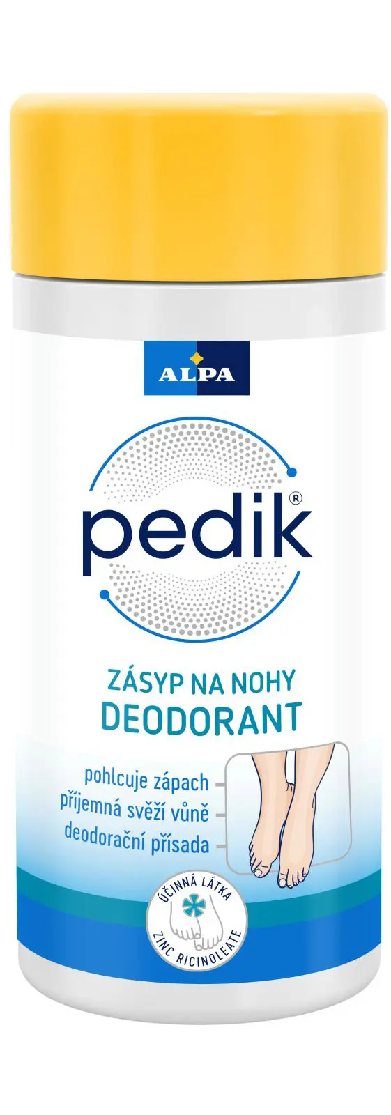 Alpa Pedik Deo zásyp na nohy 100 g