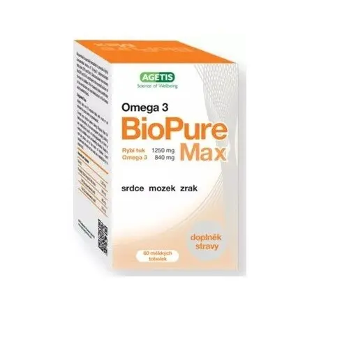 BioPure Max Omega 3 60 měkkých tobolek