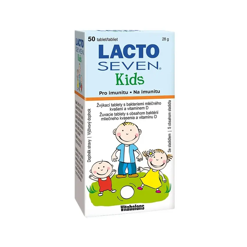 Vitabalans LactoSeven Kids 50 tablet