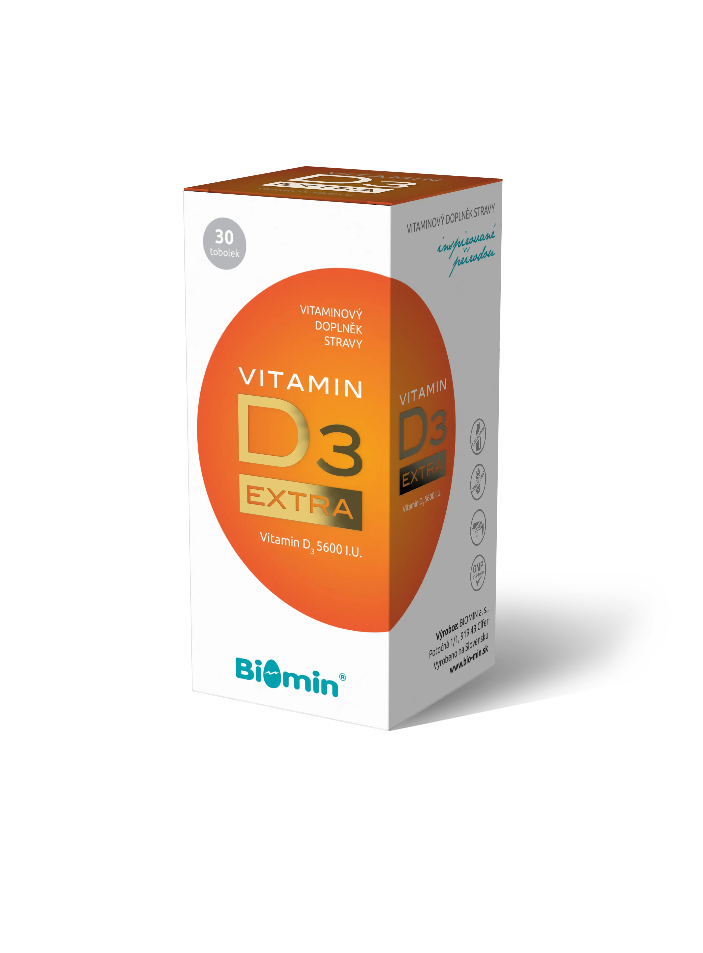 Biomin Vitamin D3 Extra 30 kapslí