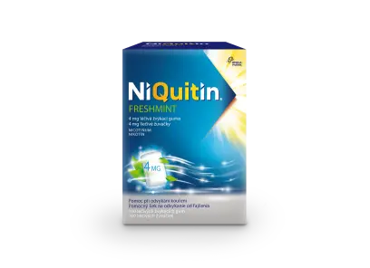 Niquitin Freshmint 4 mg léčivá žvýkací guma 100 ks