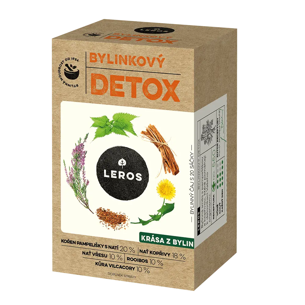 LEROS Natur Bylinkový Detox 20x1,5g