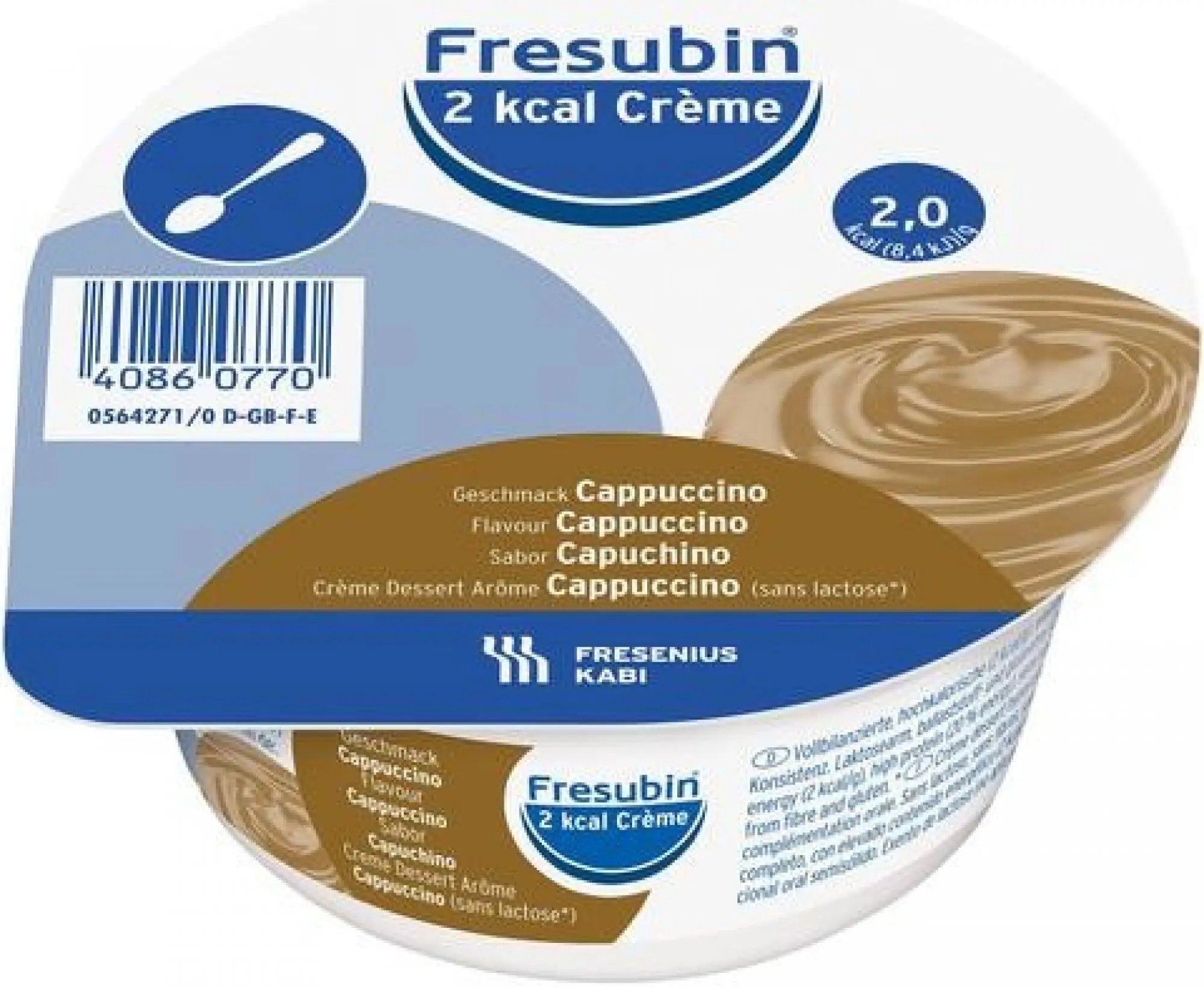 Fresubin 2 kcal Creme Cappuccino por.sol. 4 x 125 g