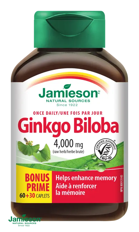 Jamieson Ginkgo Biloba 90 tablet