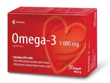 Noventis Omega 3 1000 mg 30 kapslí