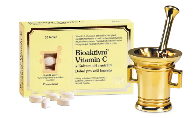 Pharma Nord bioaktivní Vitamin C+Kalcium pH neutrální 30 tablet