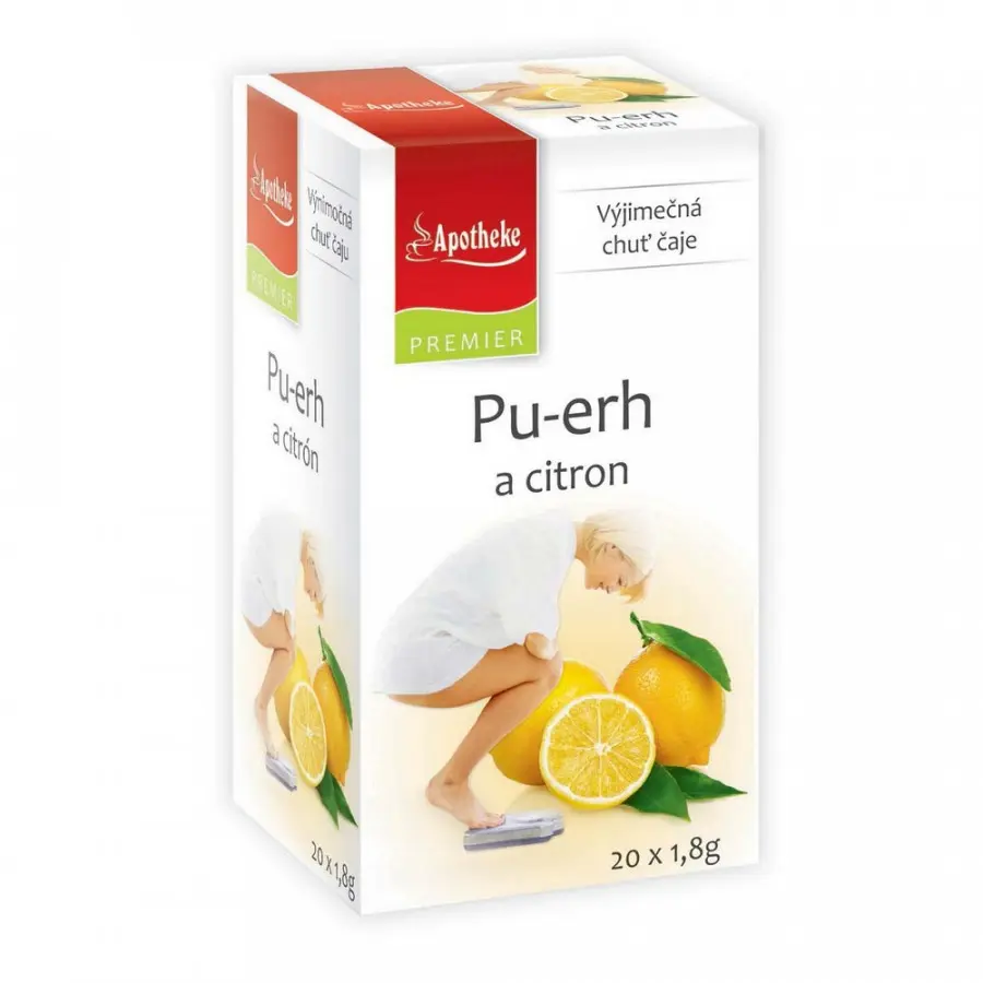Apotheke Pu-erh a citron čaj 20 x 1,8 g