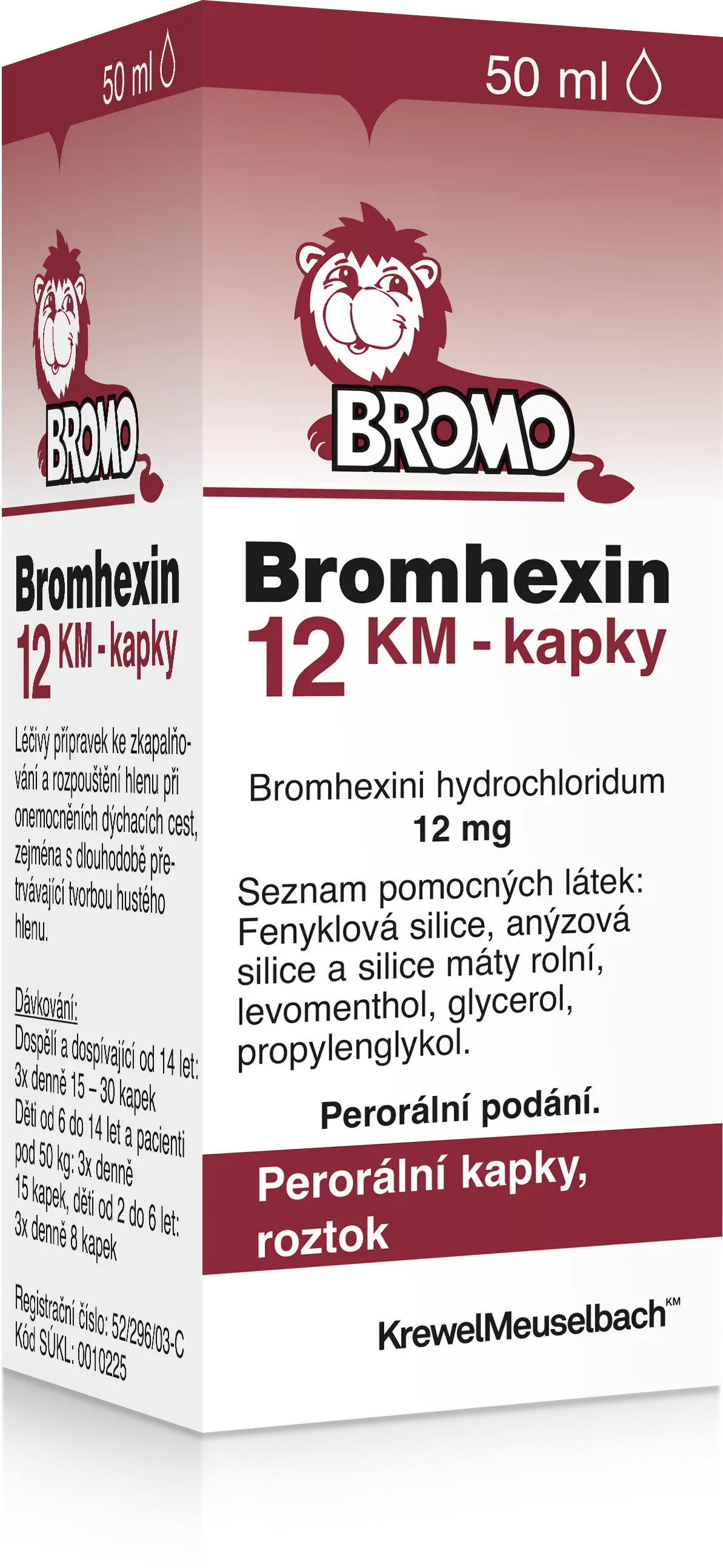 Bromhexin 12 KM-kapky por.gtt.sol.50 ml