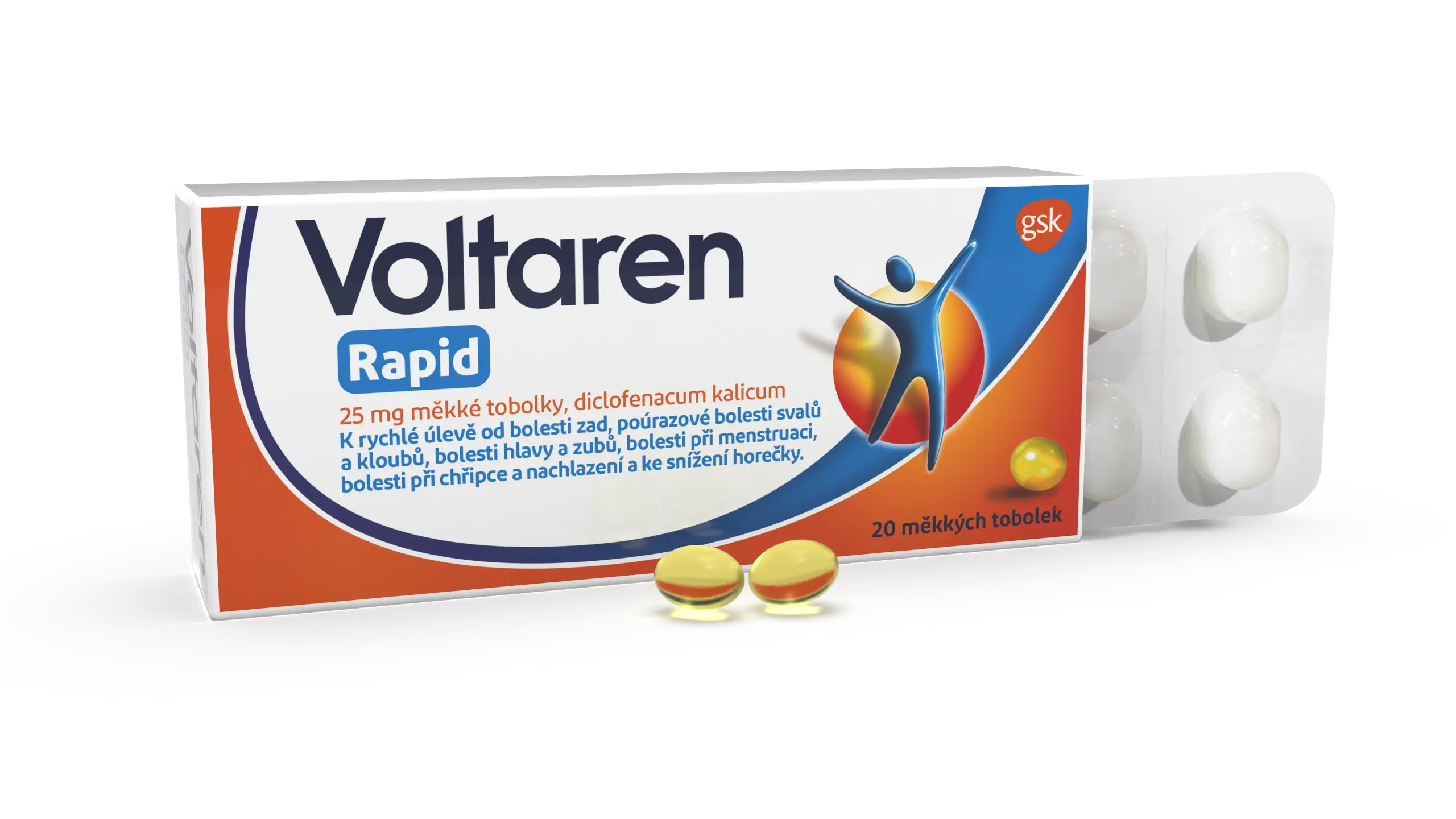 Voltaren Rapid 25 mg por.cps.mol. 20 x 25 mg I