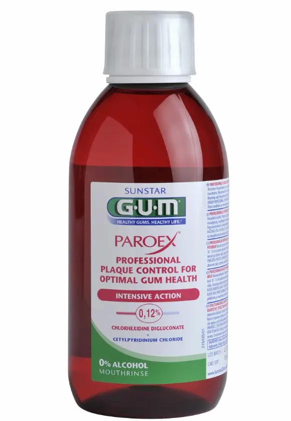 GUM ústní voda Paroex s CHX 0.12% 300 ml