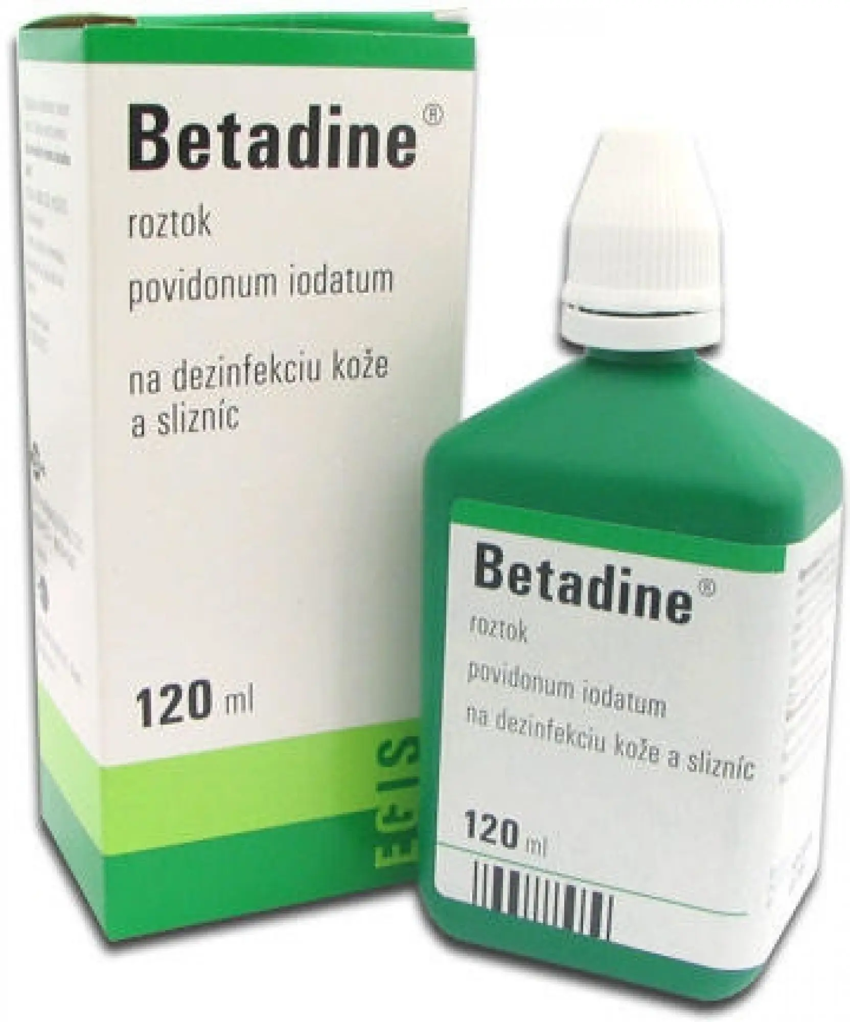 Betadine drm.sol. 1 x 120 ml zelený