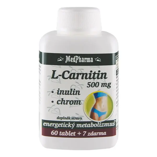 MedPharma L-Carnitin 500 mg+Inulin+Chrom 67 tablet