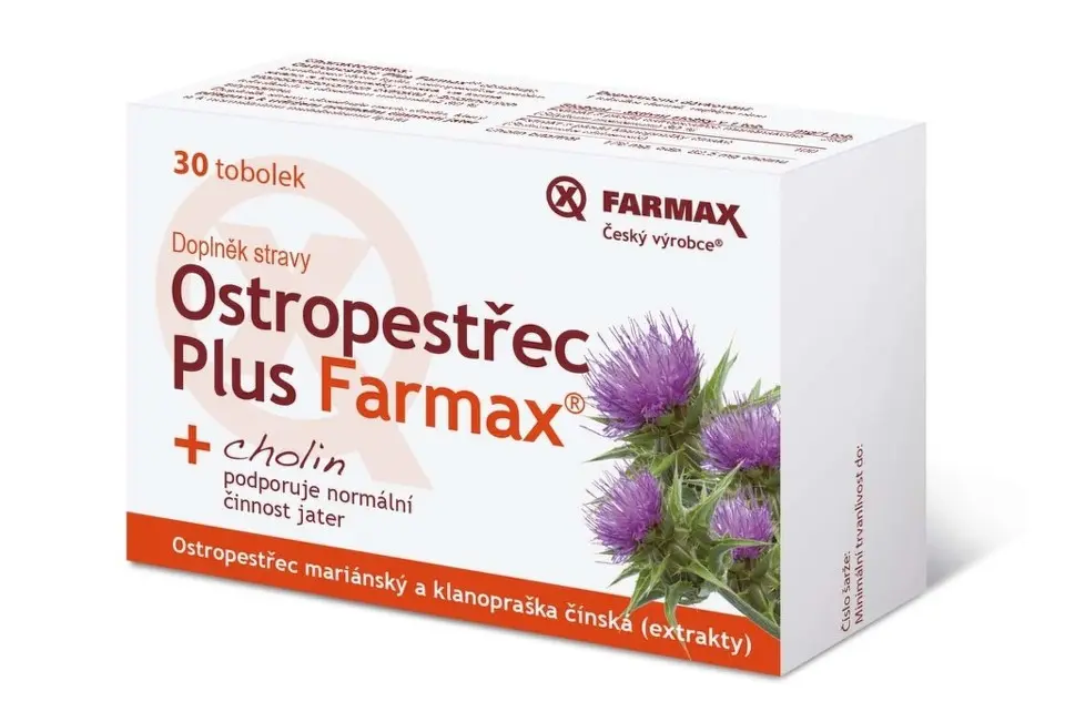 Ostropestřec Plus Farmax 30 tobolek