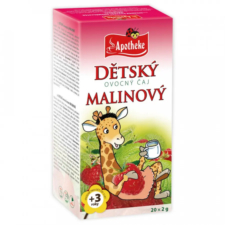 Apotheke ovocný malinový 20 x 2 g