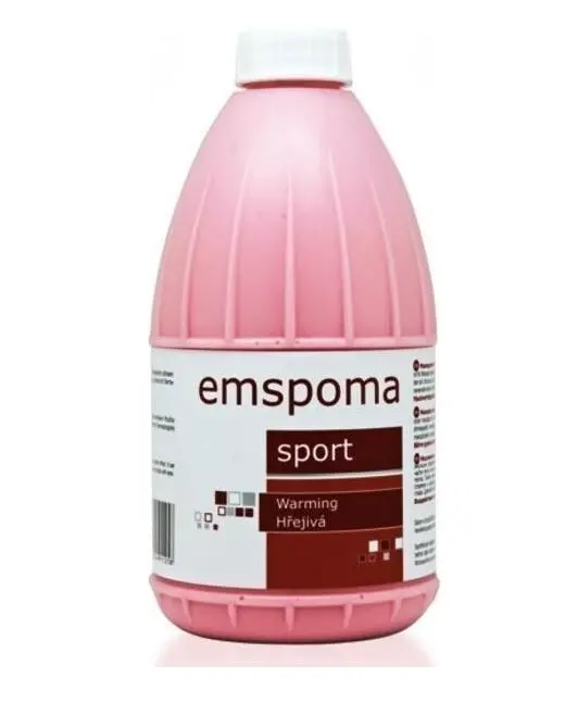 Emspoma hřejivá růžová "O" masážní emulze 500 ml