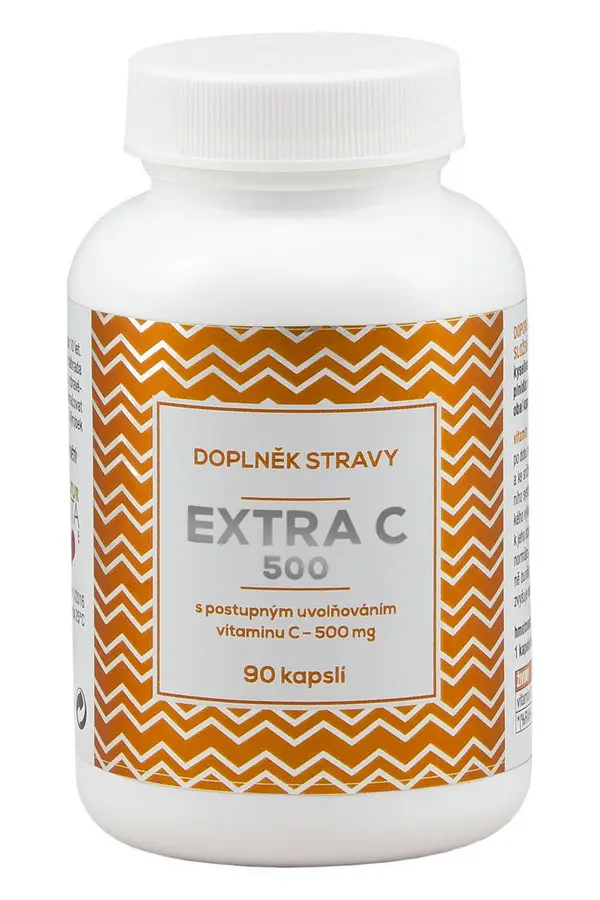 Naturvita Extra Vitamín C 500 mg 90 kapslí