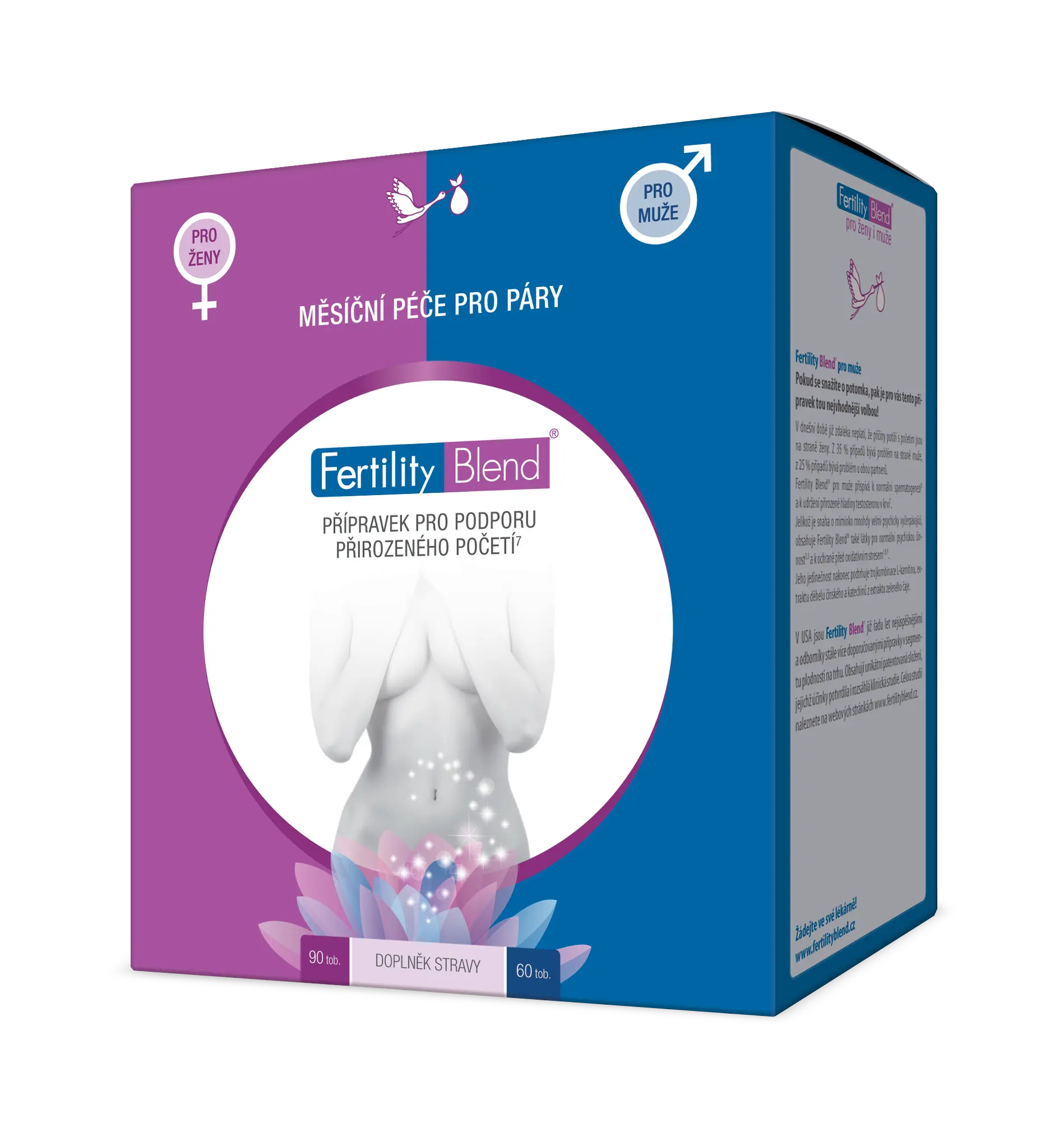 Simply You Fertility Blend pro páry ženy+muži 150 kapslí