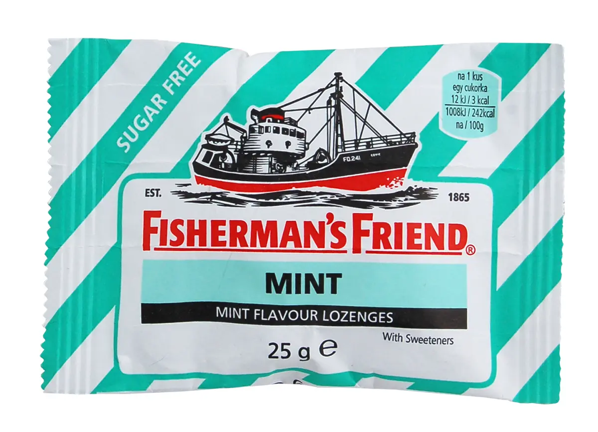 Fishermans Friend bonbóny dia mint/zelené 25g