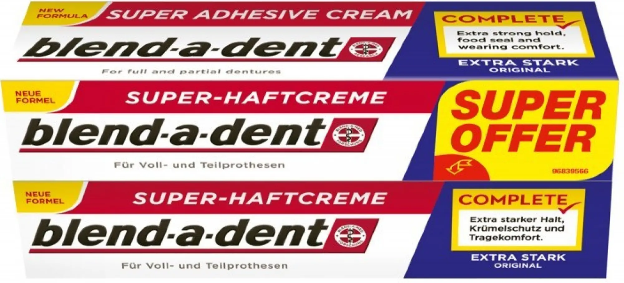 Blend-a-dent upev.krém Original 2x47g