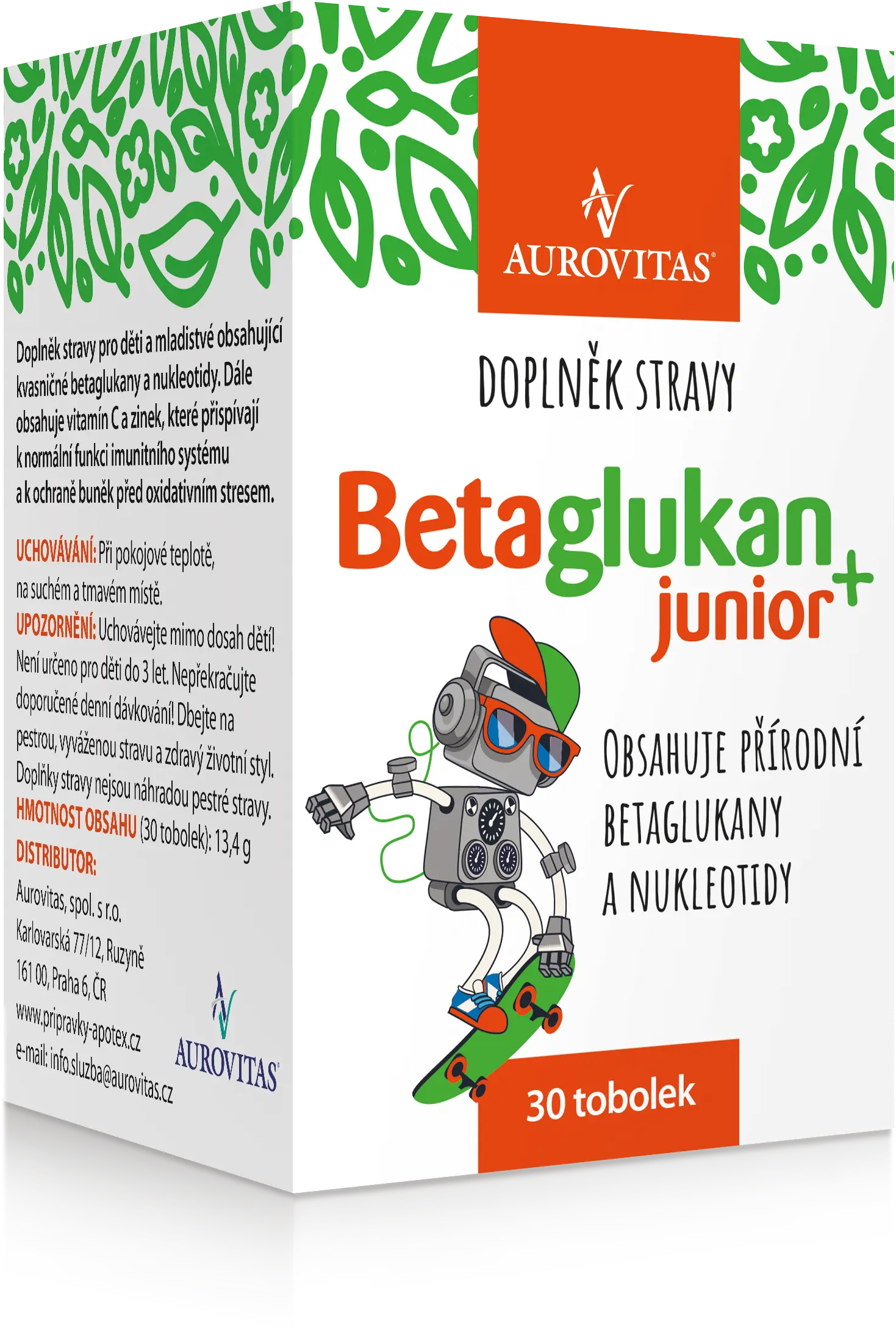 Betaglukan junior 100 mg 30 tablet