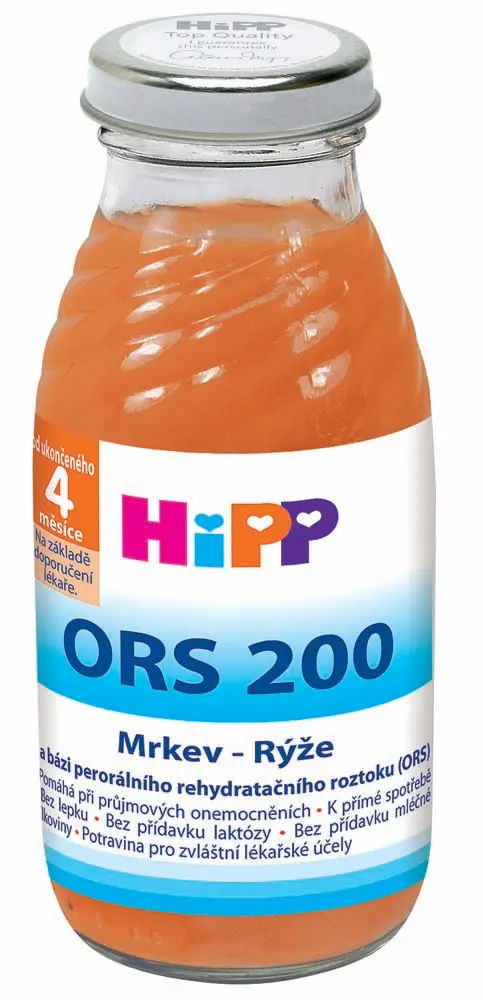 HiPP ORS 200 Mrkev-rýže 200 ml