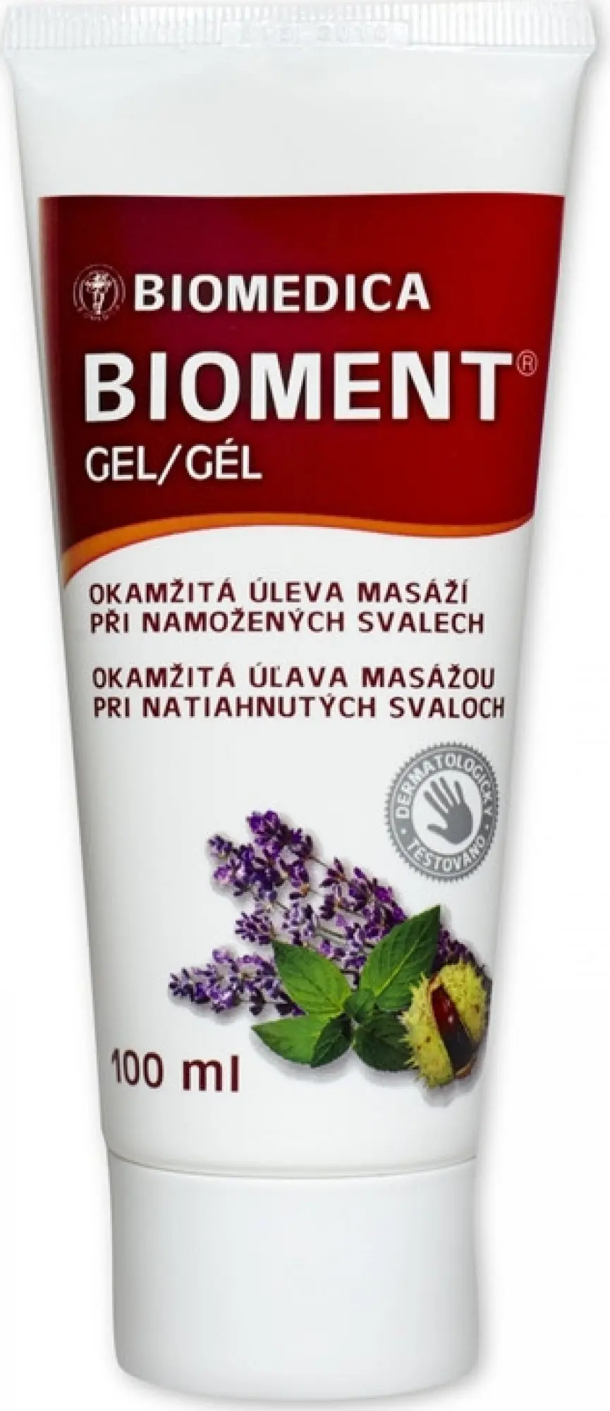 Biomedica Bioment masážní gel 100 ml