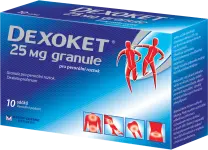 Dexoket 25mg granule pro perorální roztok, 10 sáčků