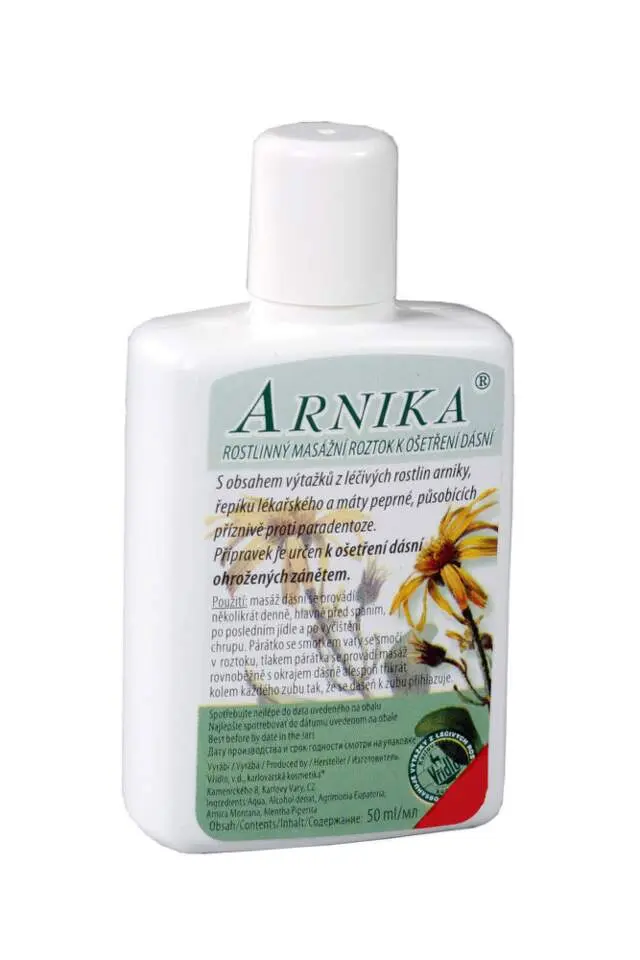 Arnika masážní roztok na dásně 50 ml