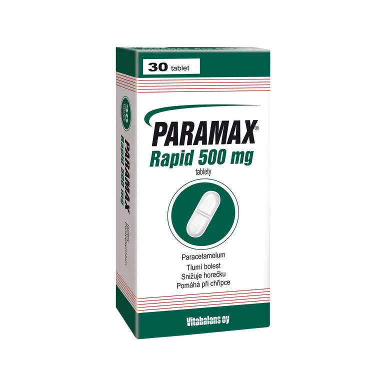 Paramax Rapid 500 mg por.tbl.nob. 30 x 500 mg