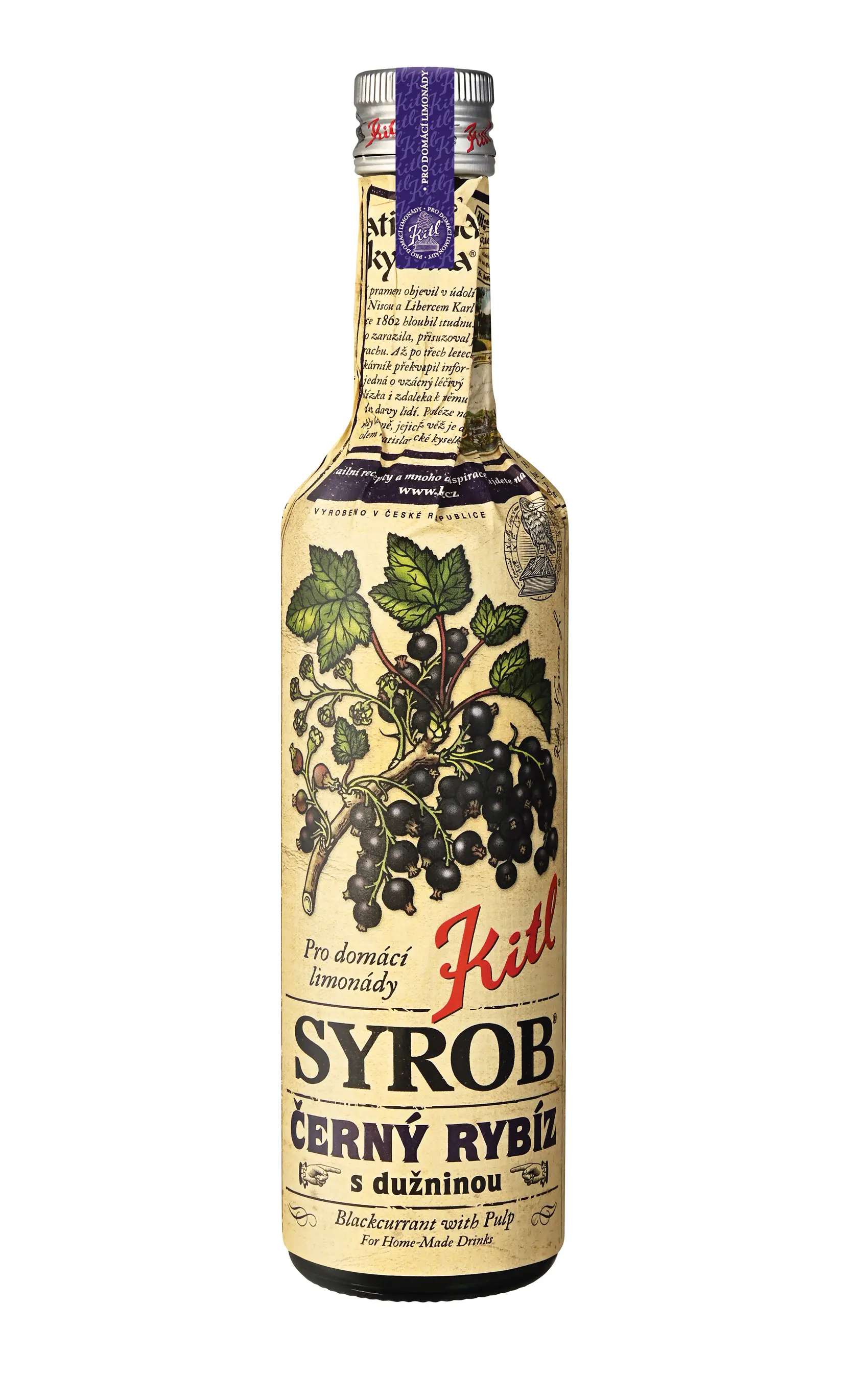 Kitl Syrob Černý rybíz 0,5 l