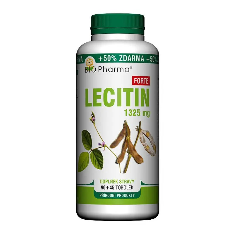 BIO-Pharma Lecitin Forte 1325 mg 135 kapslí