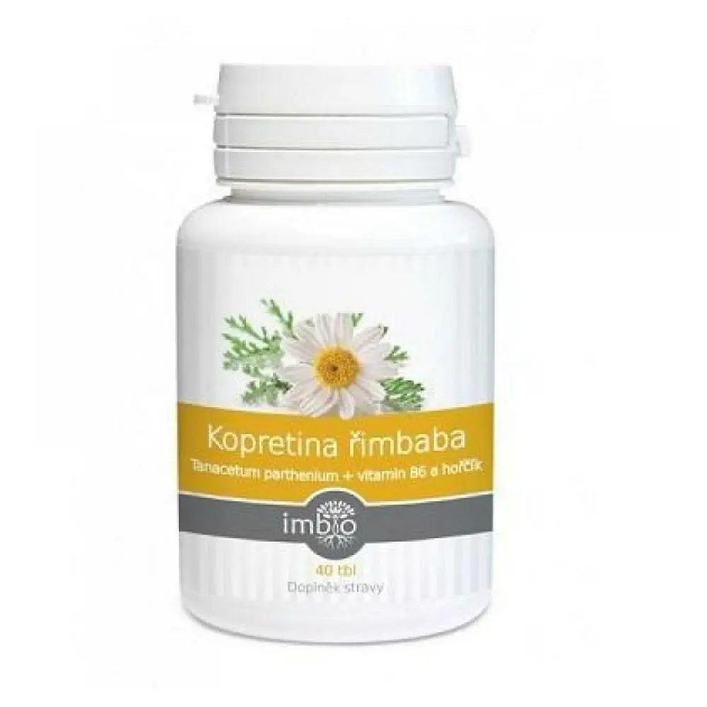 Kopretina řimbaba + Vitamín B6 a hořčík 40 tablet