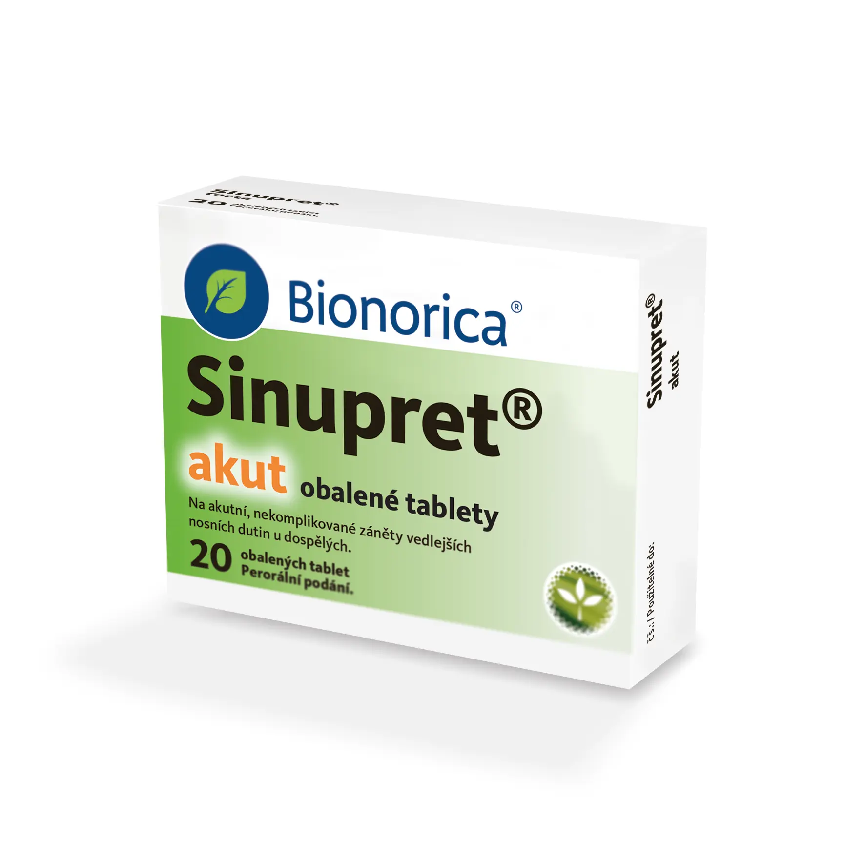 Sinupret akut por.tbl.obd. 20 x 160 mg